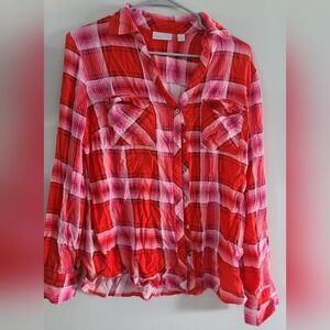 Ladies Plaid Shirt